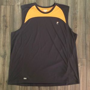 Orange & Gray FILA Sport Shirt